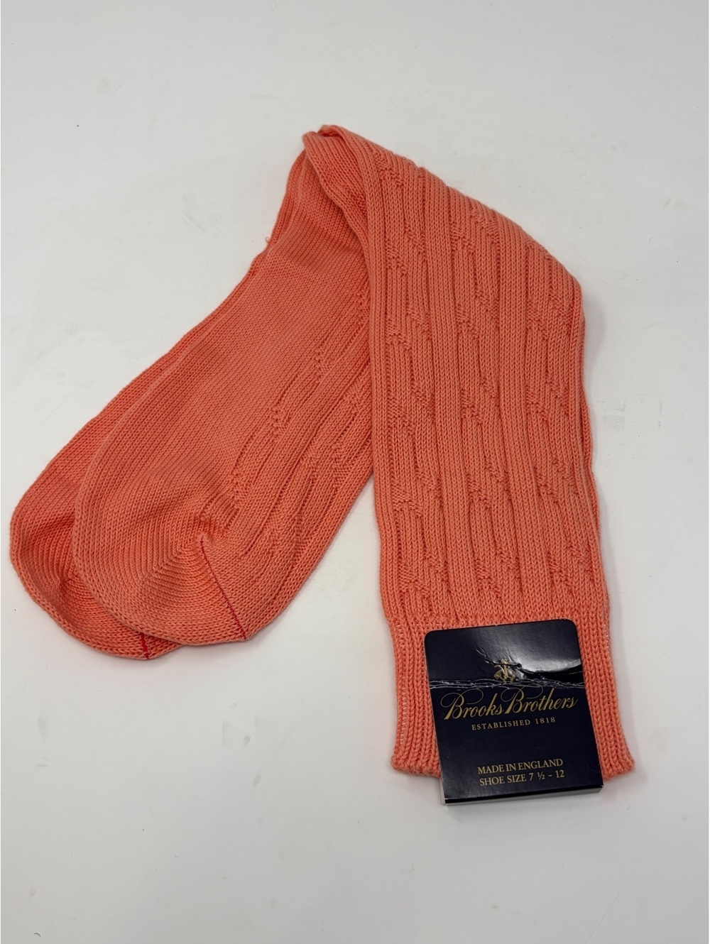 Brooks Brothers Men's Socks Made in England Size 7.5-12